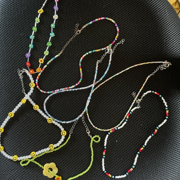 Color pop Rainbow Bead Necklace Bundle - Picture 1 of 3